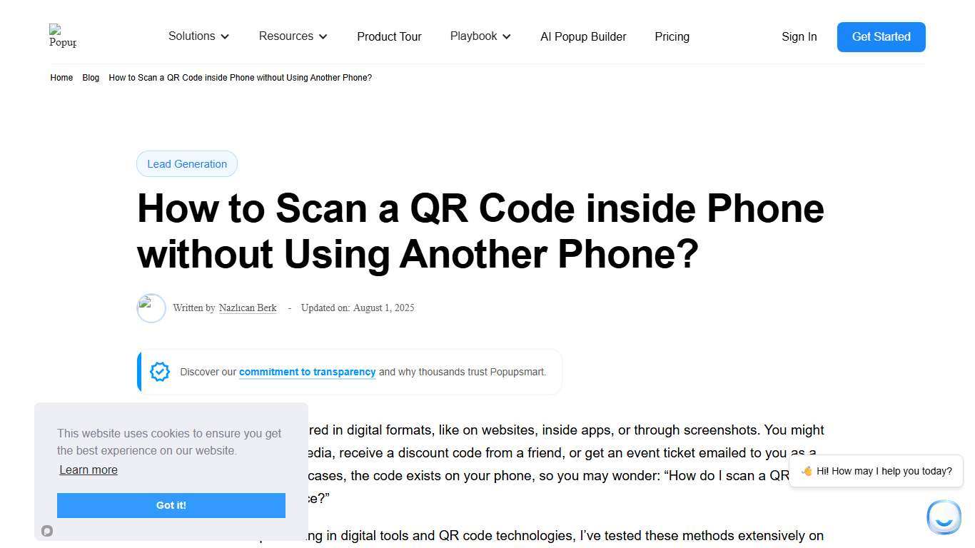 How to Scan a QR Code inside Phone without Using Another Phone?